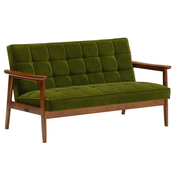 K Chair 2 Seater Width 133cm Moquet Green