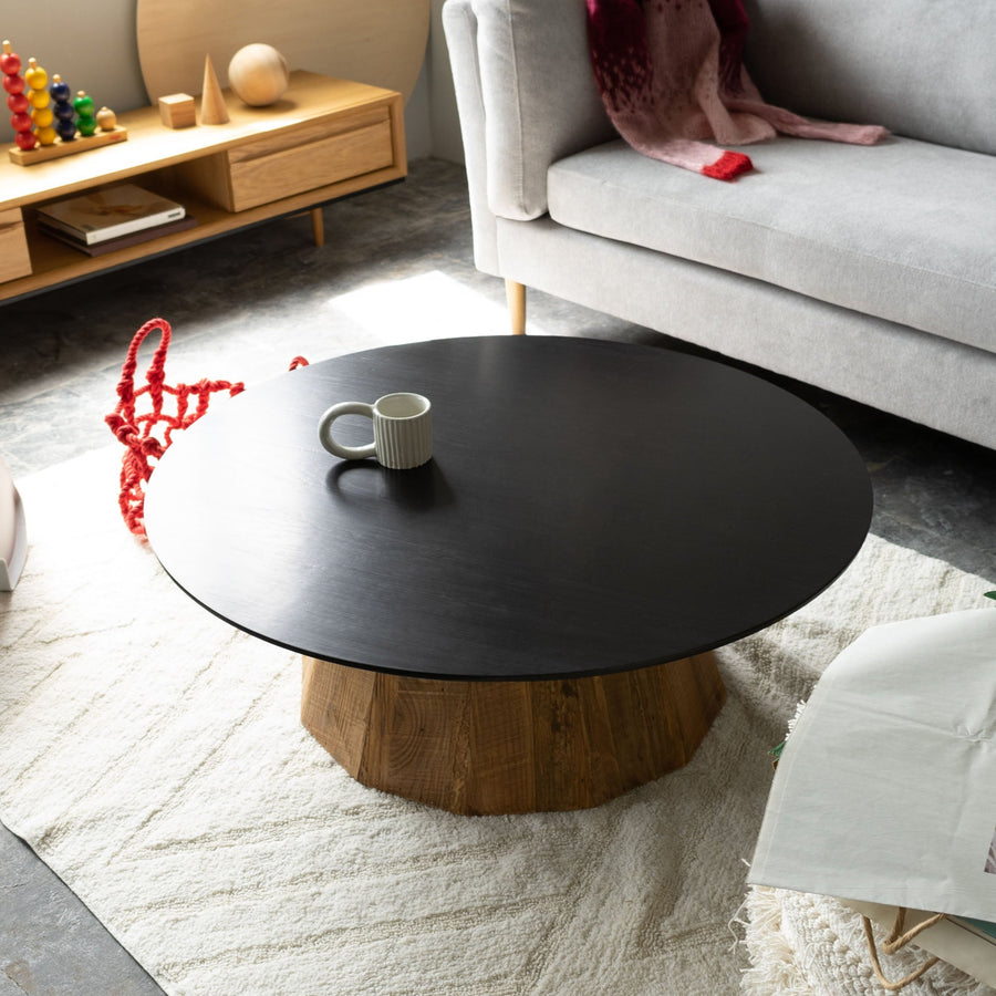 Round Table L Black