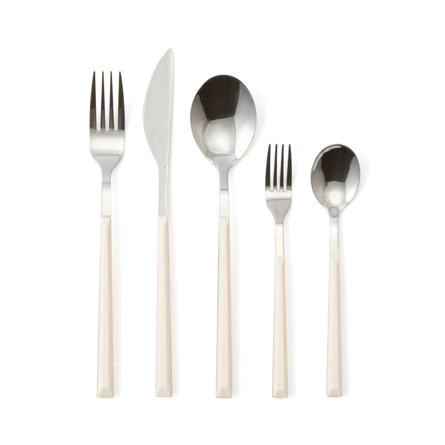 カラーハンドル ディナーナイフ ホワイト