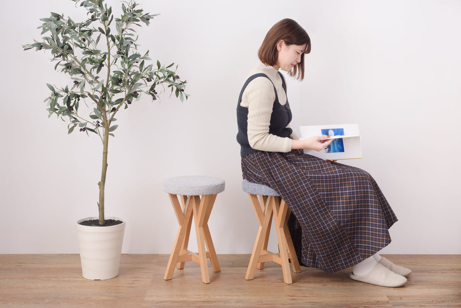 Blue stool