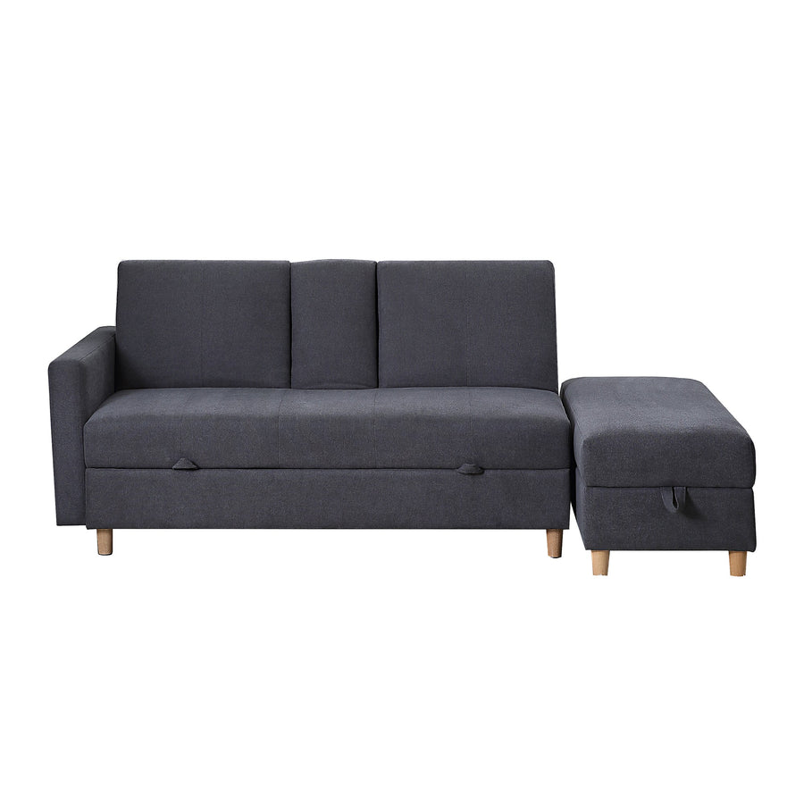 Multifunctional 3-seater sofa with storage