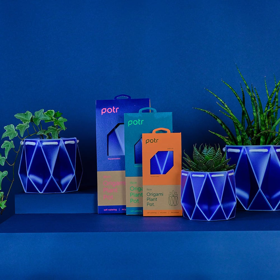 ポッターポット 18cm ネイビー