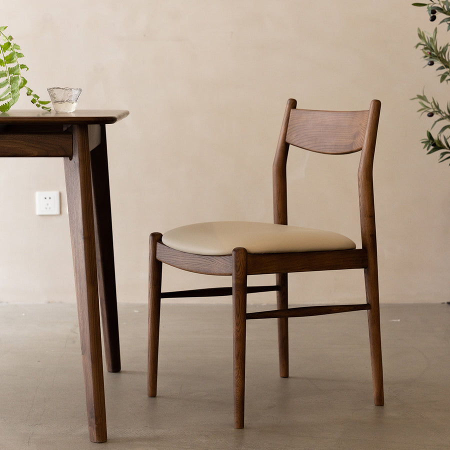 Walnut Classic Wooden Dining Chair