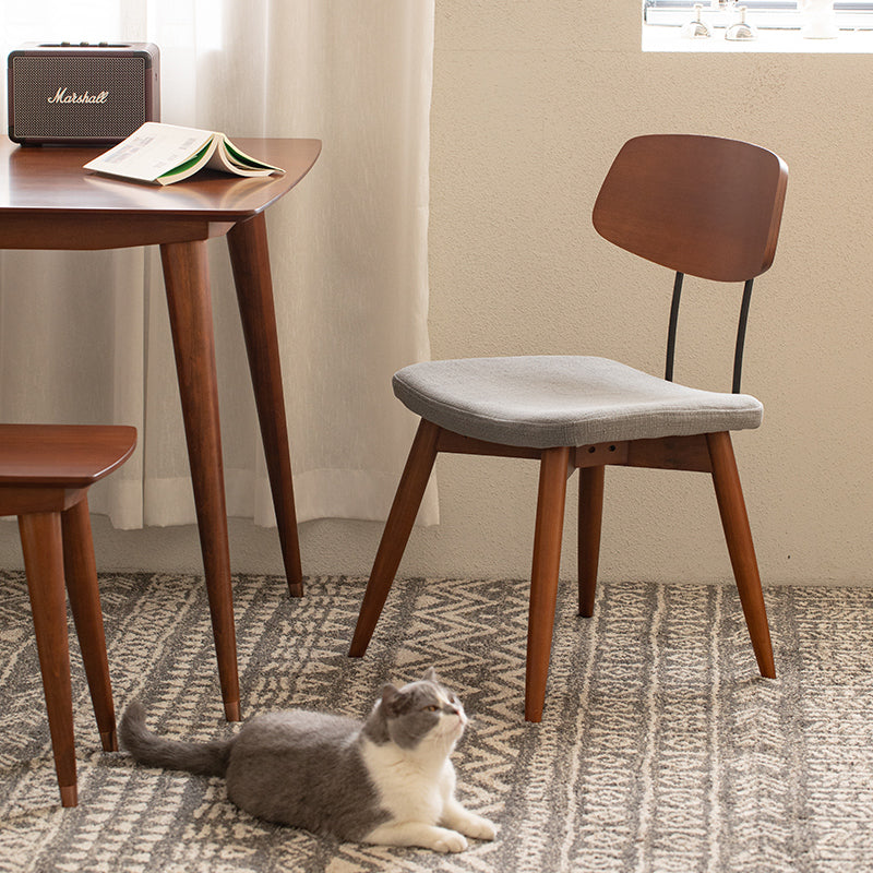 Boxwood wooden dining chair with cushion