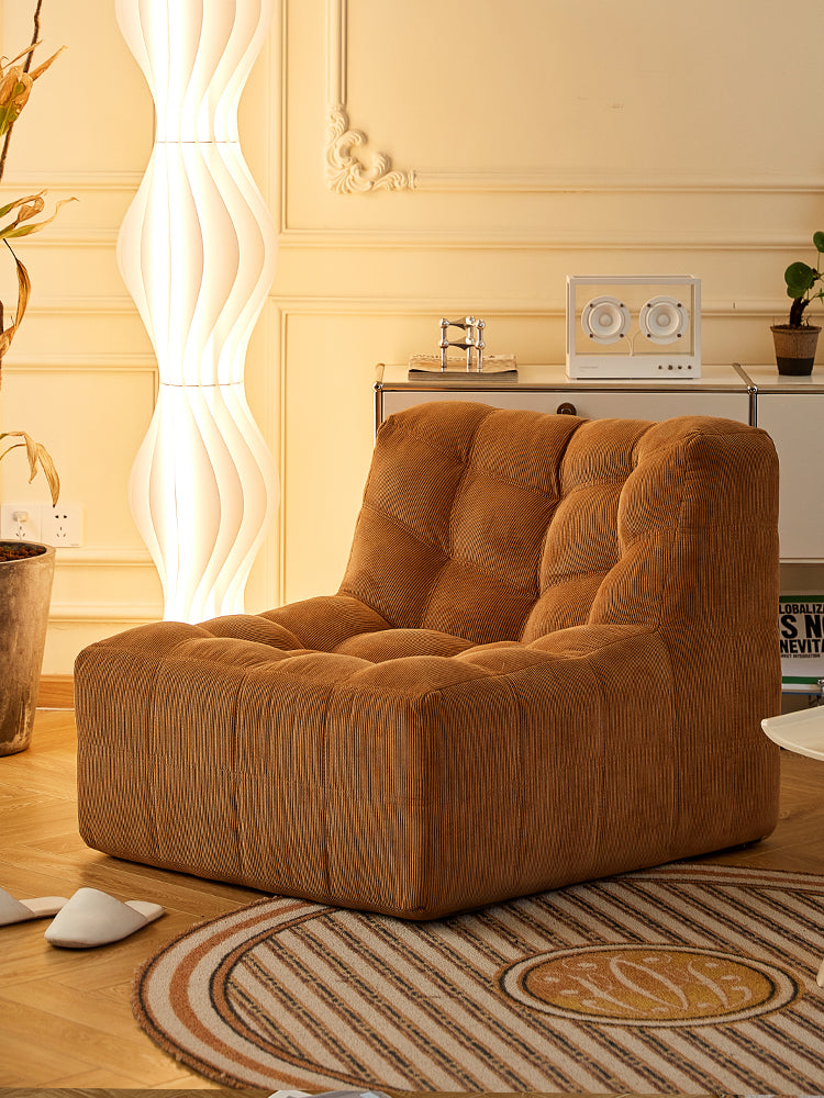 Corduroy modular sofa