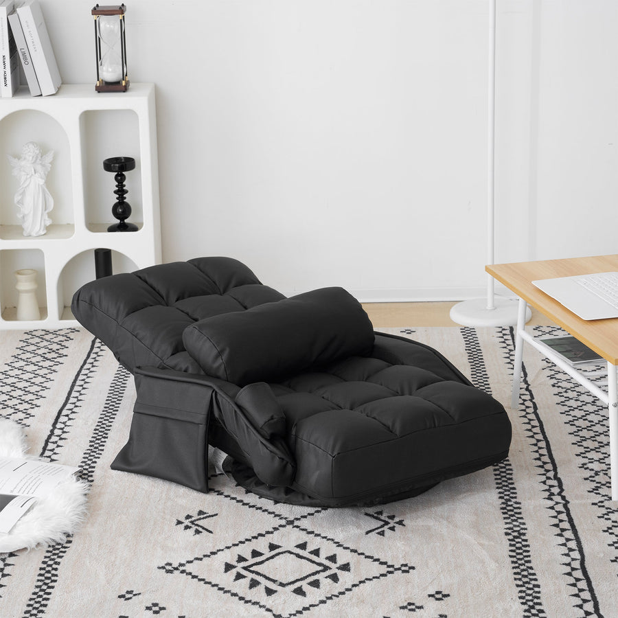 Swivel PU leather 1-seater sofa