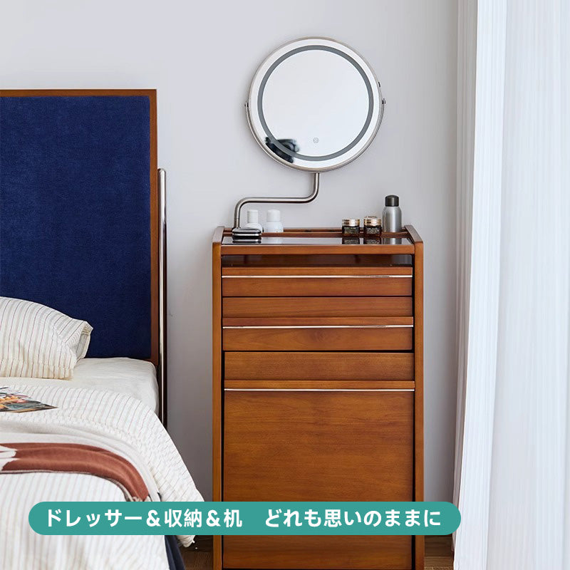 Boxwood wood, integrated storage wooden dresser