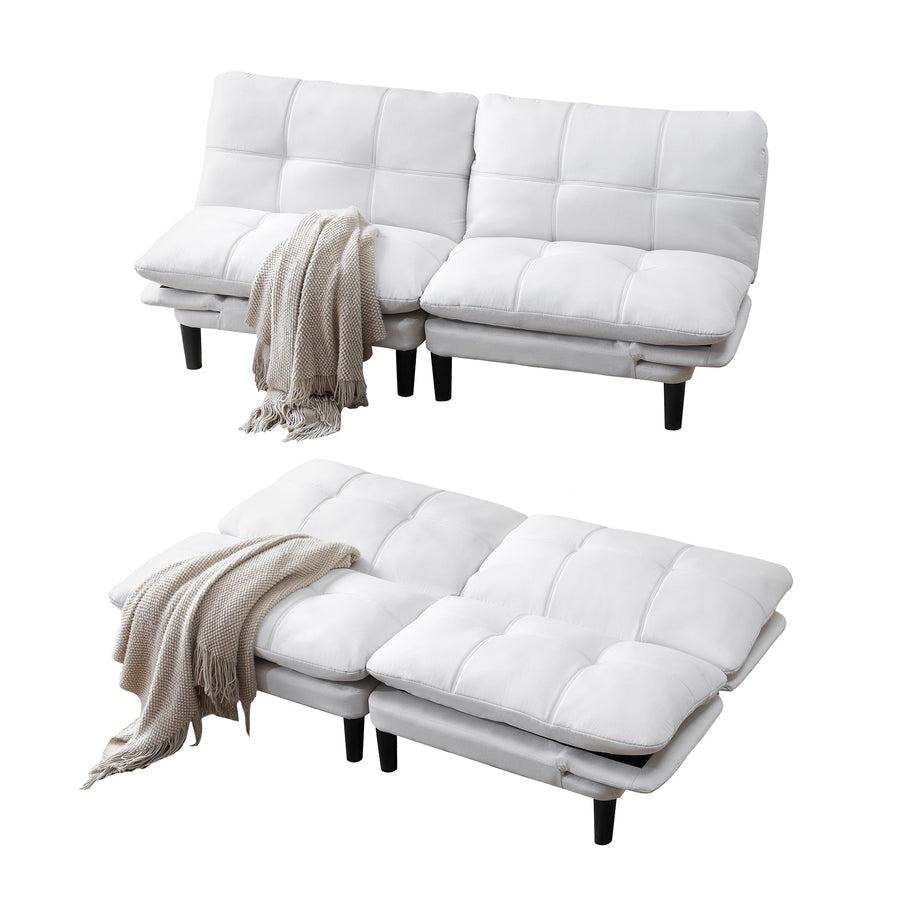 3-level adjustable 2-seater couch sofa bed