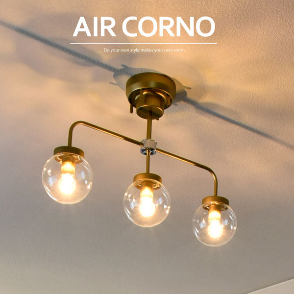 AIRCORNO 035 Antique Ceiling Light, Gold