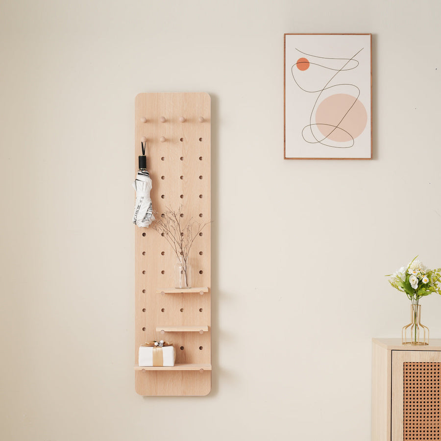 Multifunctional wall storage with long mirror