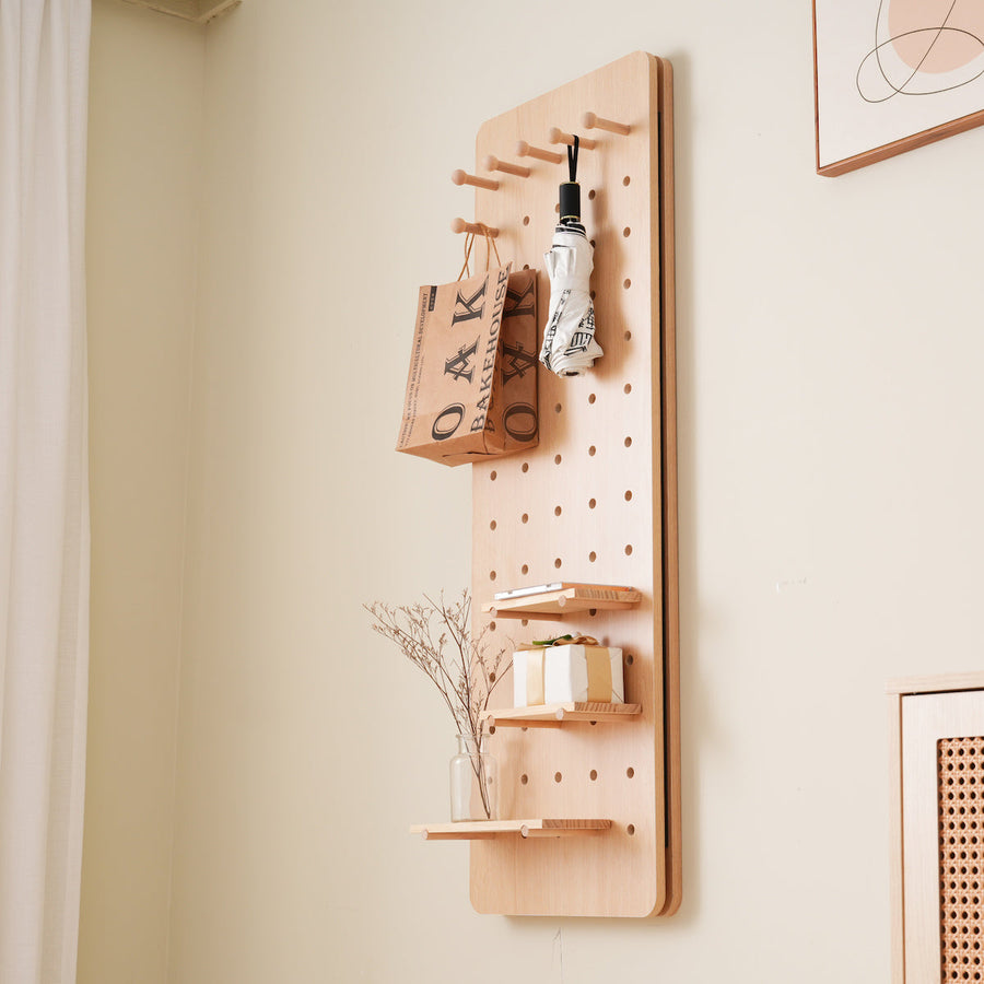 Multifunctional wall storage with long mirror