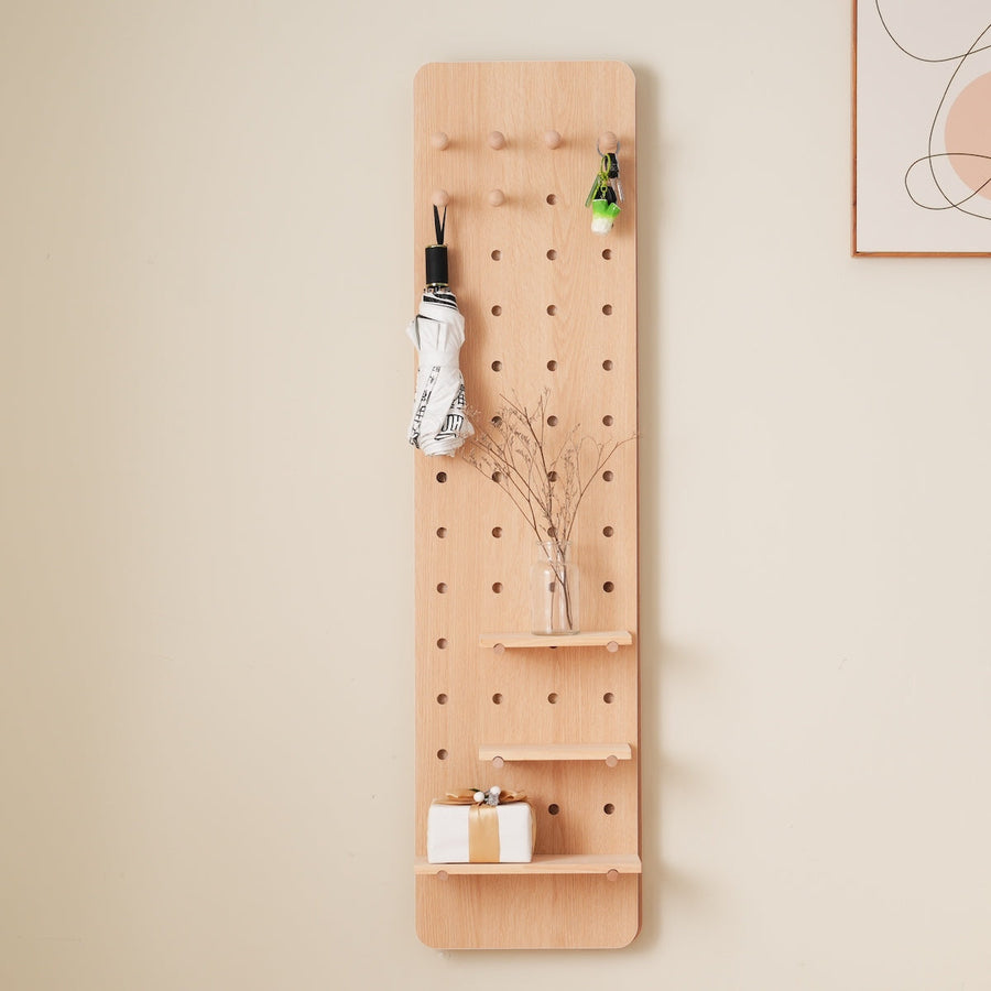 Multifunctional wall storage with long mirror