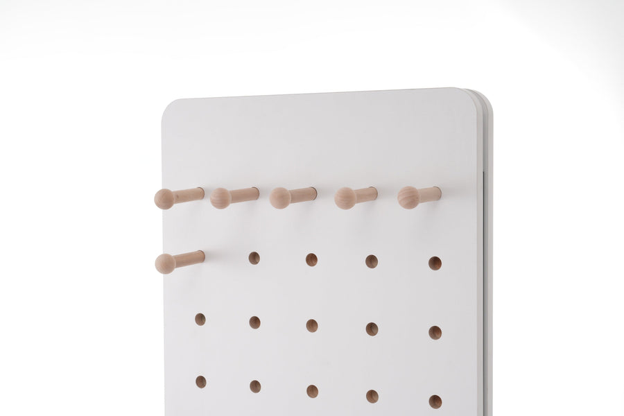 Multifunctional wall storage with long mirror