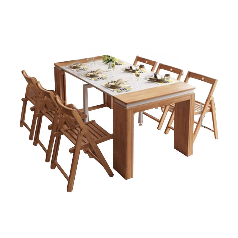 Extendable dining table