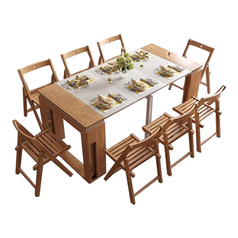 Extendable dining table