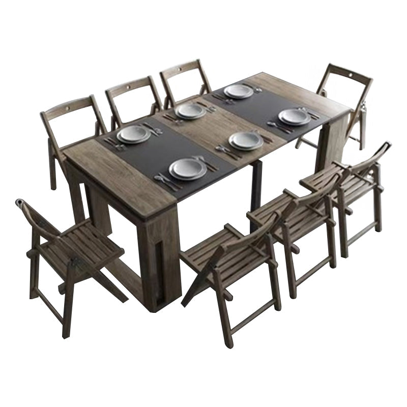 Extendable dining table