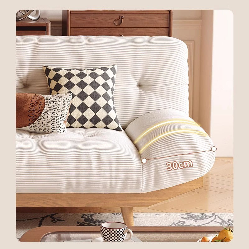 Corduroy comfortable sofa bed