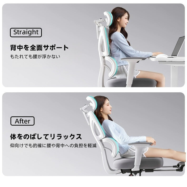 多機能回転式オフィスチェア