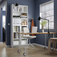 IKEA　ANFALLARE アンファラレ　 ワークデスク　【引き取り限定】 ANFALLARE アンファラレ / OLOV オーロヴ デスク, 竹/ブラック