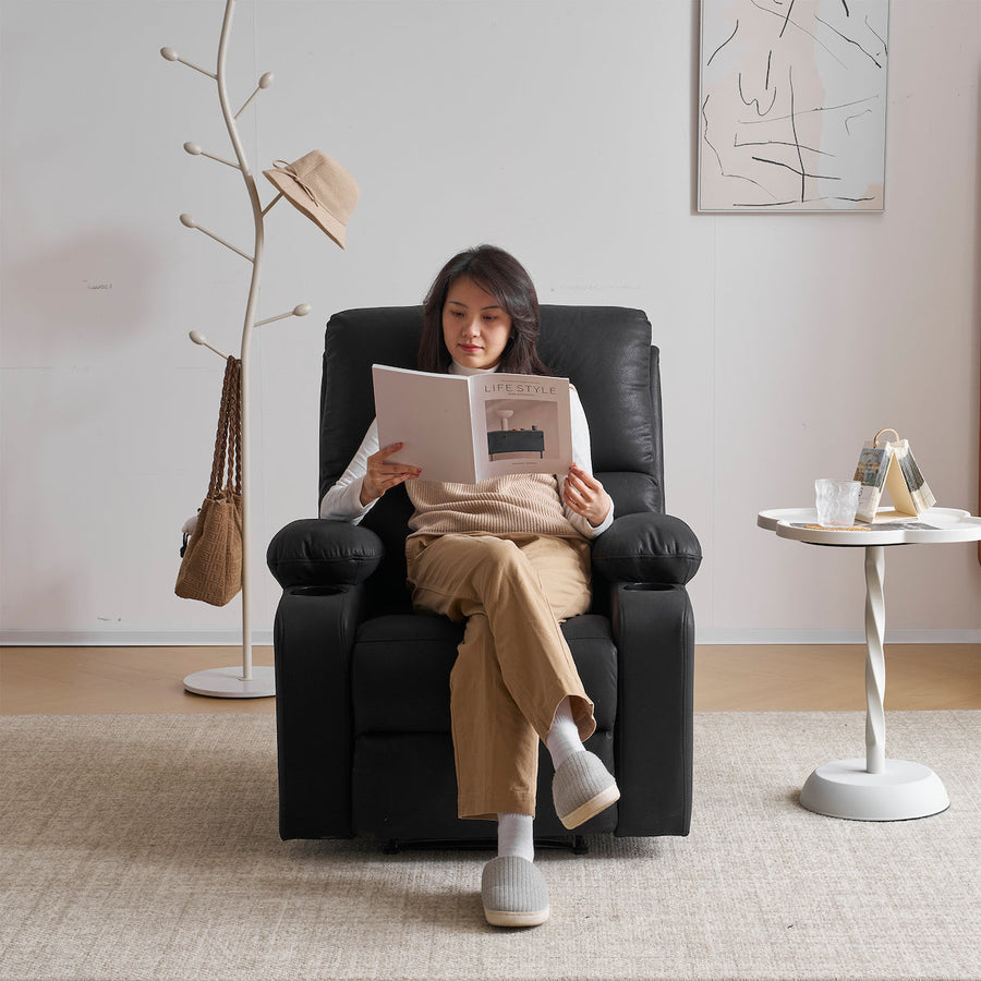 Electric double cushion reclining sofa