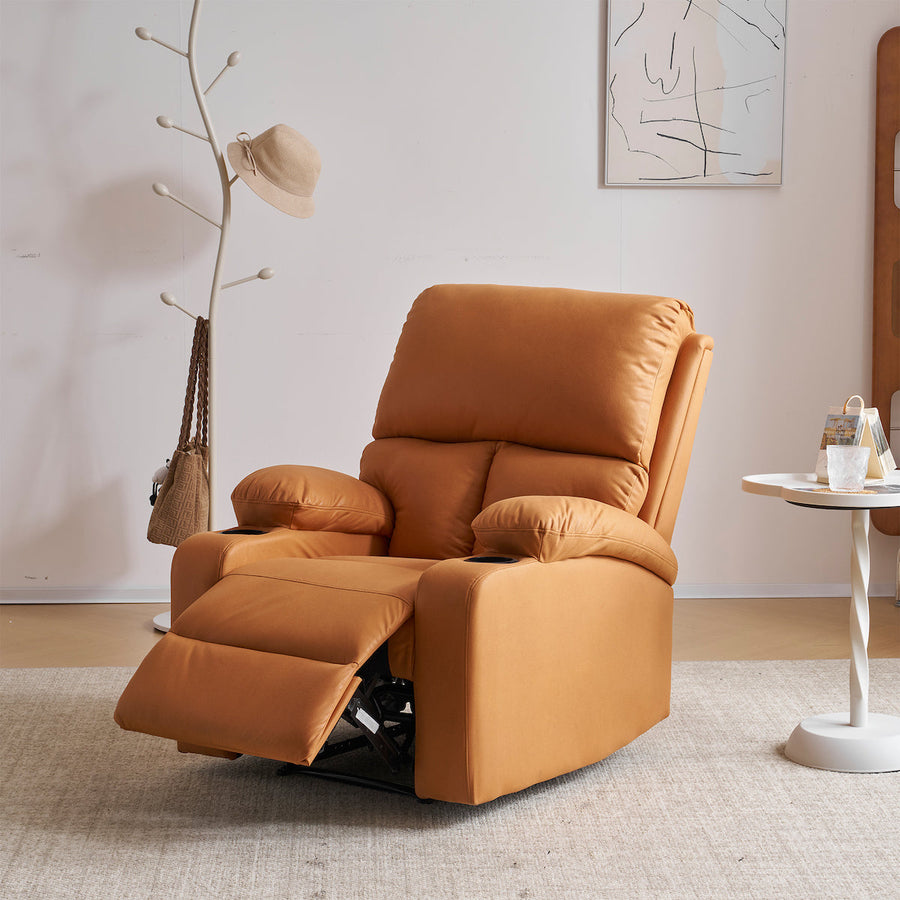 Electric double cushion reclining sofa