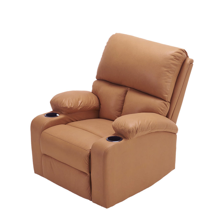 Electric double cushion reclining sofa