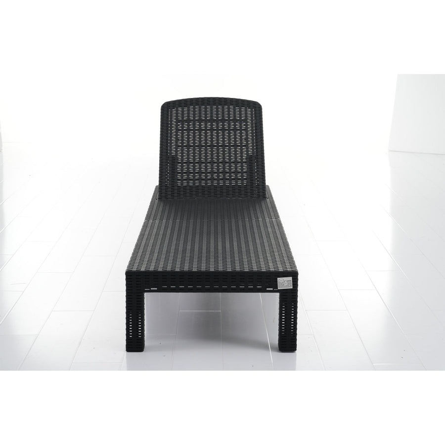 Outdoor 4-level adjustable garden chair