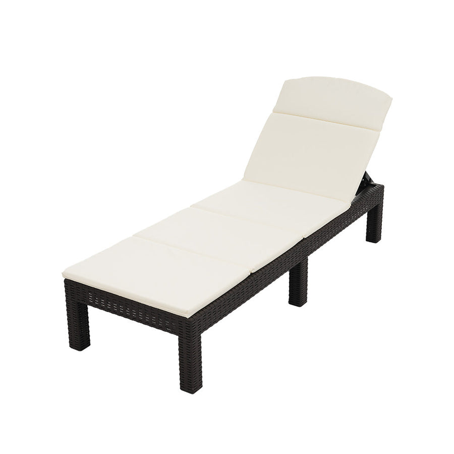 Outdoor 4-level adjustable garden chair