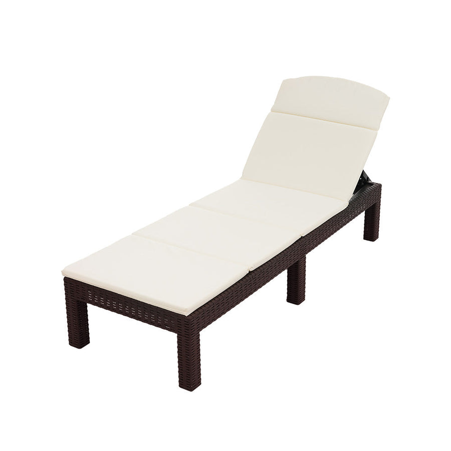 Outdoor 4-level adjustable garden chair