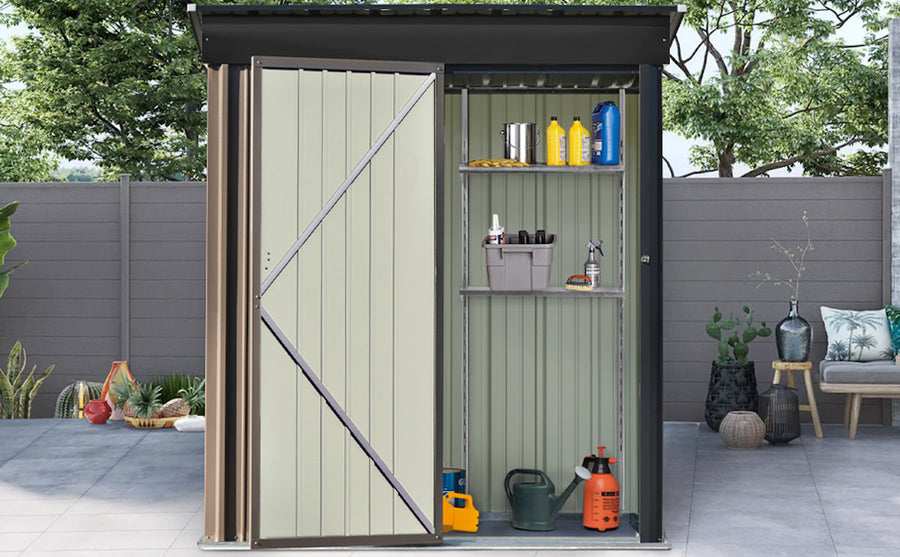 Large outdoor waterproof steel storage unit