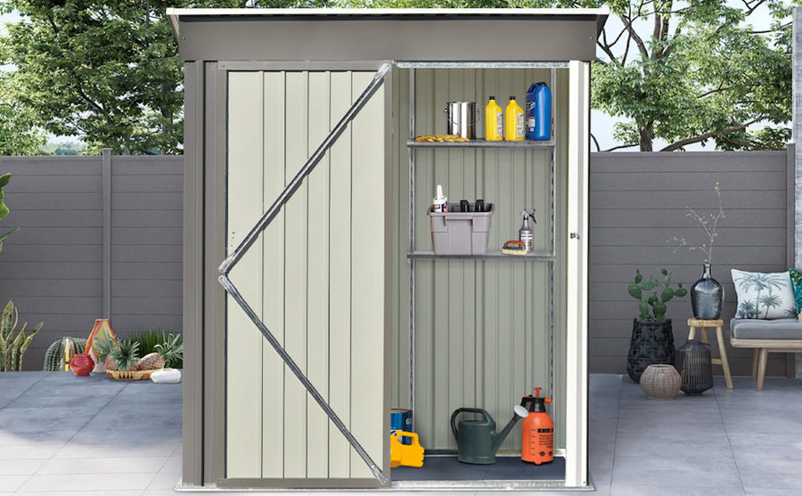 Large outdoor waterproof steel storage unit