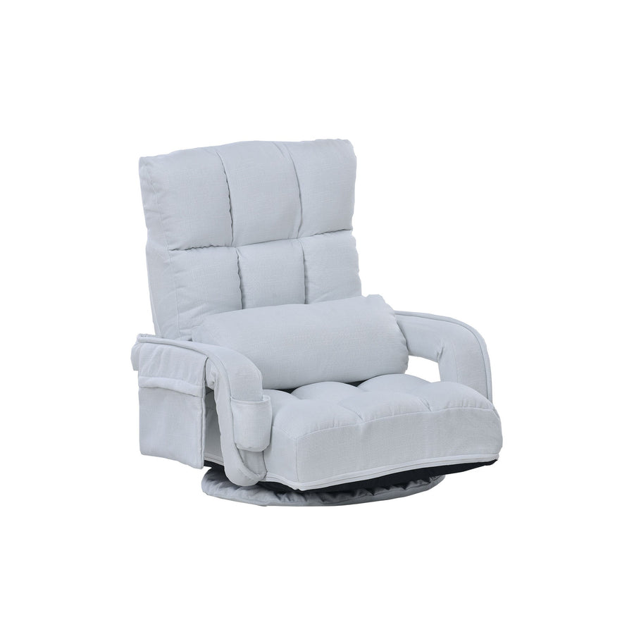 Swivel PU leather 1-seater sofa