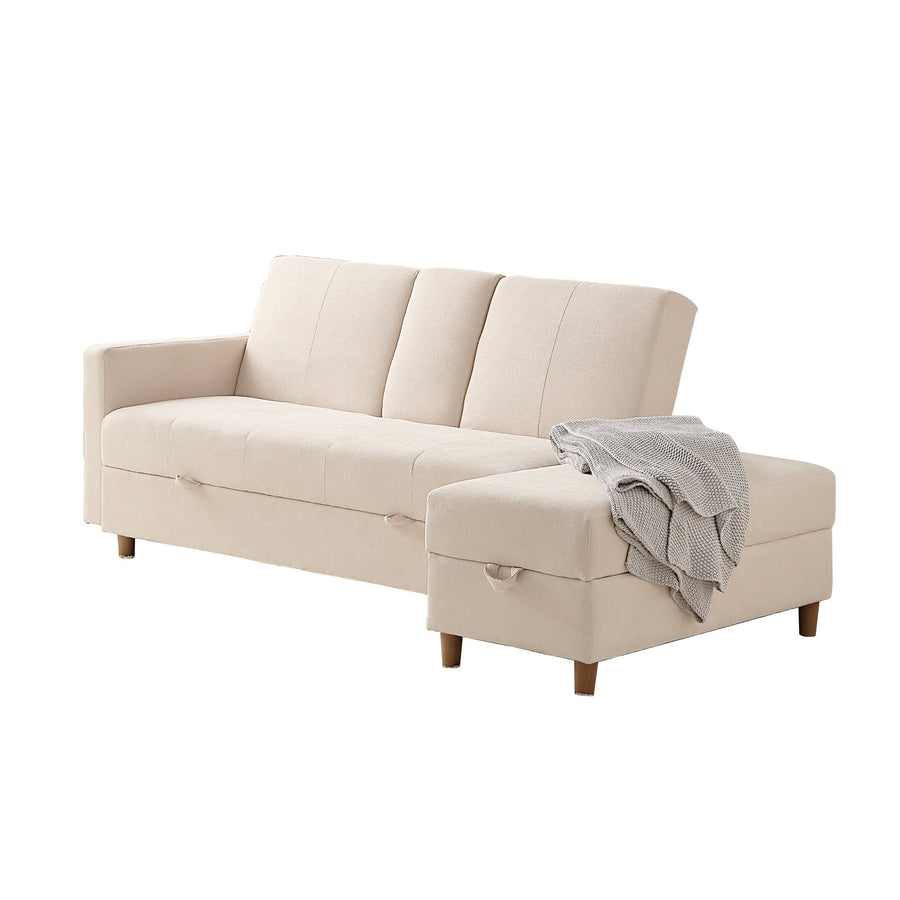 Multifunctional 3-seater sofa with storage