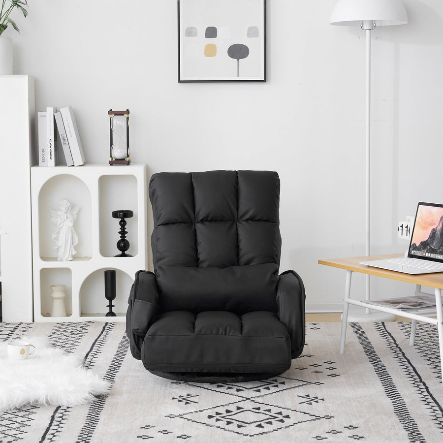 Swivel PU leather 1-seater sofa