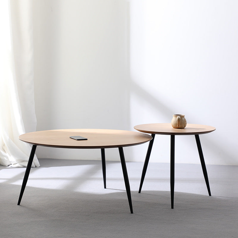 Scandinavian style simple round table