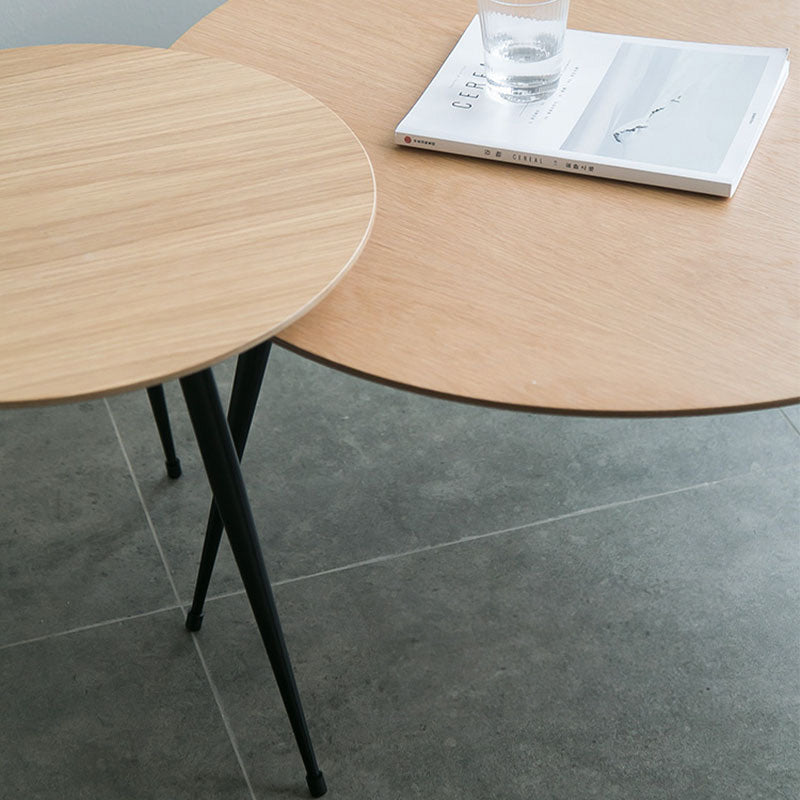 Scandinavian style simple round table