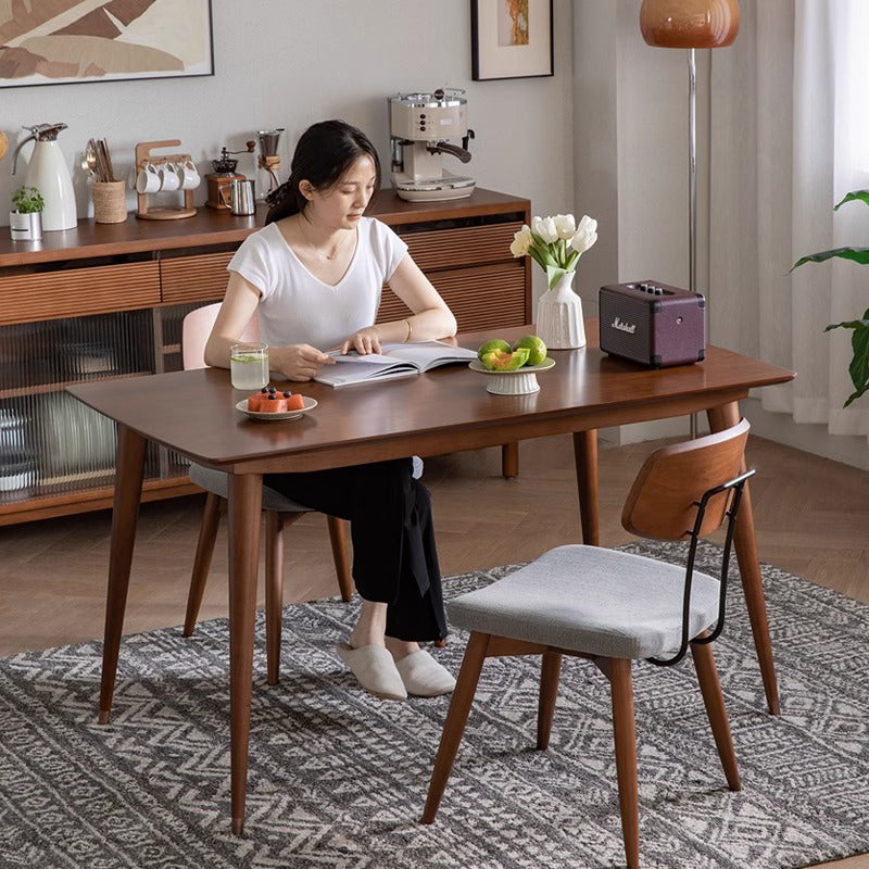 Boxwood natural wood compact dining table