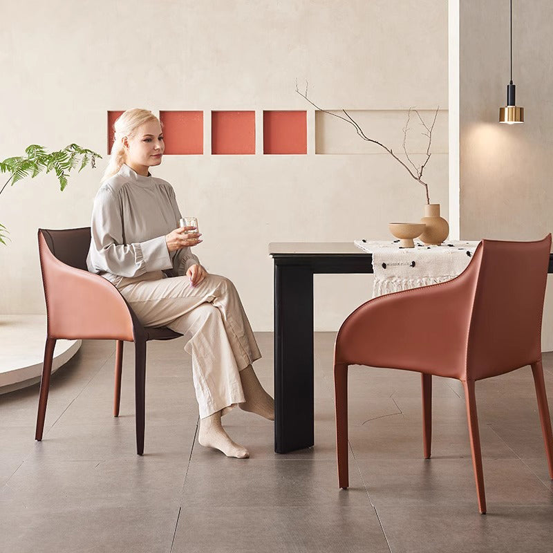 Saddle Leather Comfort Chair