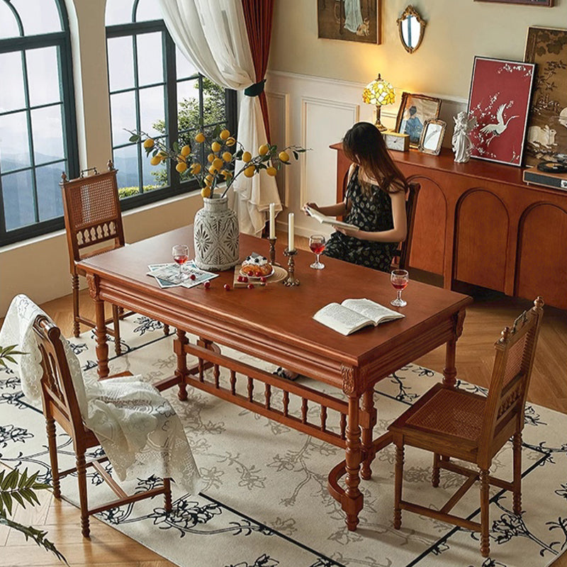 British style dining table
