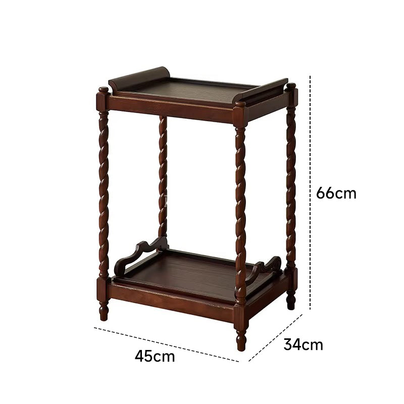 Antique style wooden side table