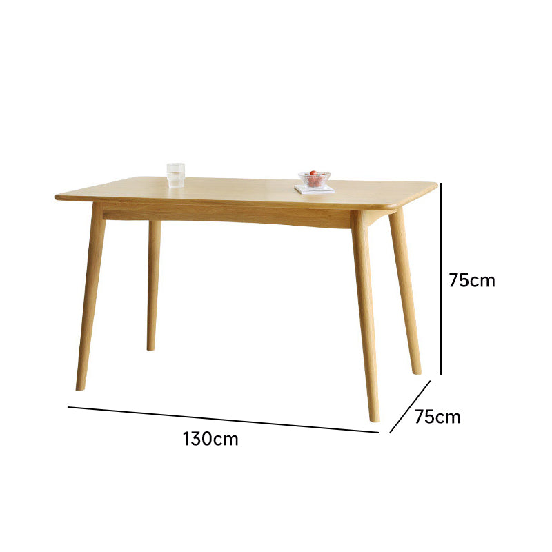 Cherry wood natural wood dining table