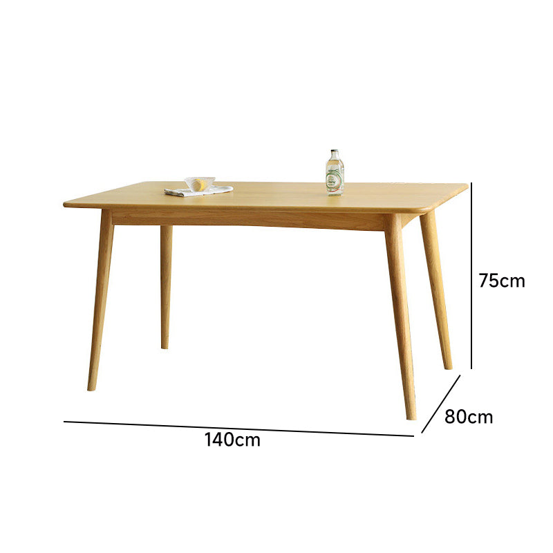 Cherry wood natural wood dining table