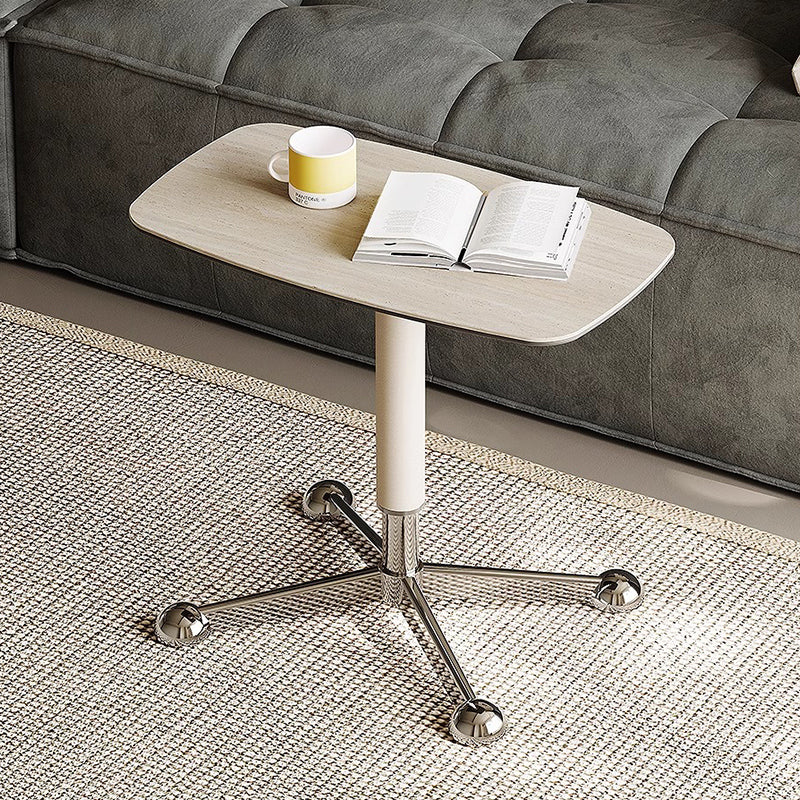 Multi-function side table on casters