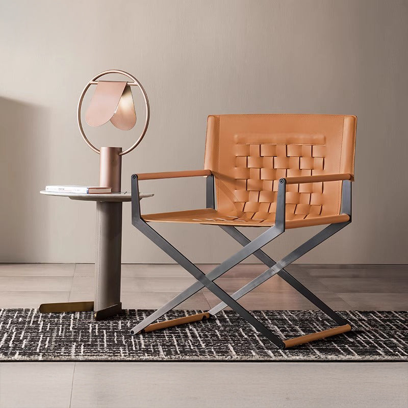 Leather-look living chair