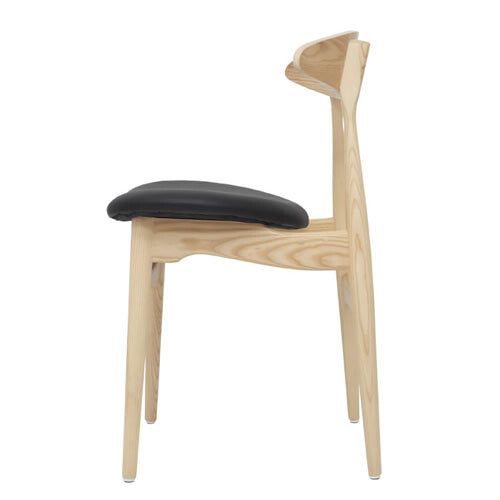 Nordic natural wooden frame dining chair