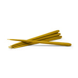 Taper candles by ester & erik box w/6 pcs Mustard