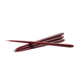 Taper candles by ester & erik box w/6 pcs Burgundy Red