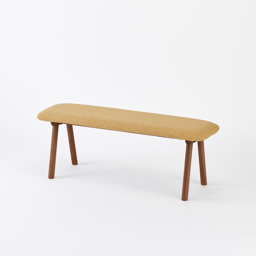 KUUM Bench Brown Wooden Frame クーム ベンチ