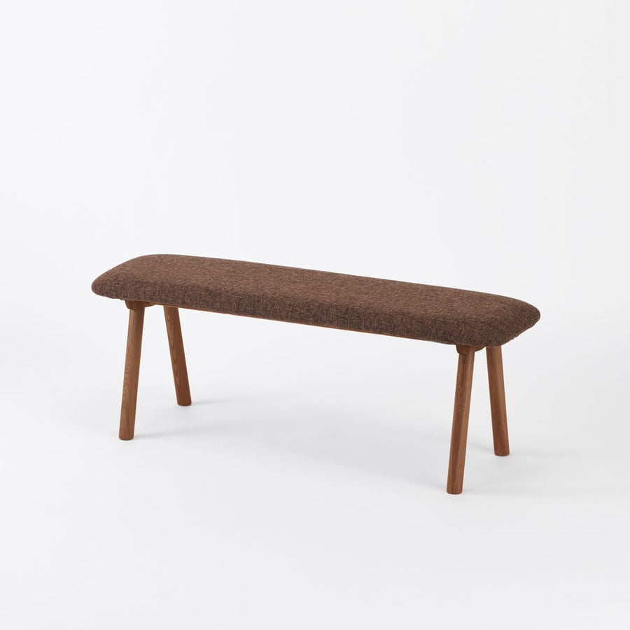 KUUM Bench Brown Wooden Frame クーム ベンチ