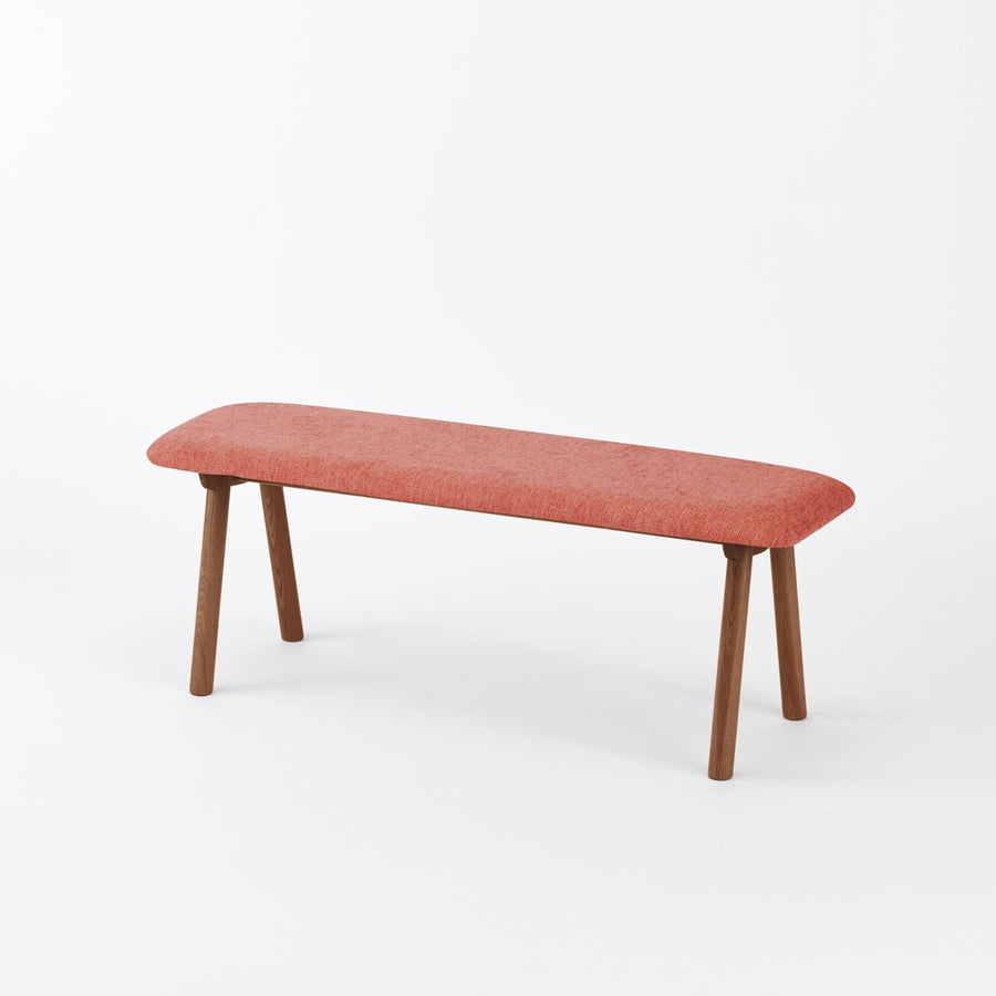 KUUM Bench Brown Wooden Frame クーム ベンチ